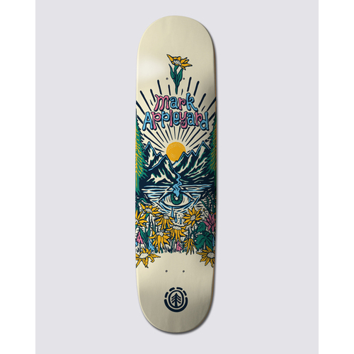 ELEMENT SKATE DECK SUPER NATURAL APPLEYARD 8.5 sizing G512965-A01