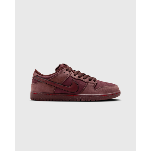 Nike SB  Dunk Low Pro PRM burgundy crush/ dark team red US Mens Shoe [Size: 10]