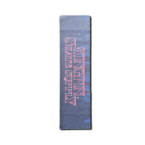 Kingpin Skate Supply Grip Tape Stranger Things Black 9"x33" Skateboard Griptape