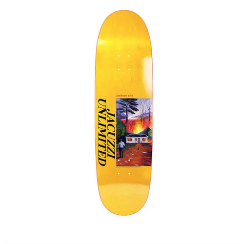 Jacuzzi Unlimited - Jackson Pilz Lawn Fire EX7 9.125" x 32.3" WB 14.5" Shaped Skateboard Deck Skate Board