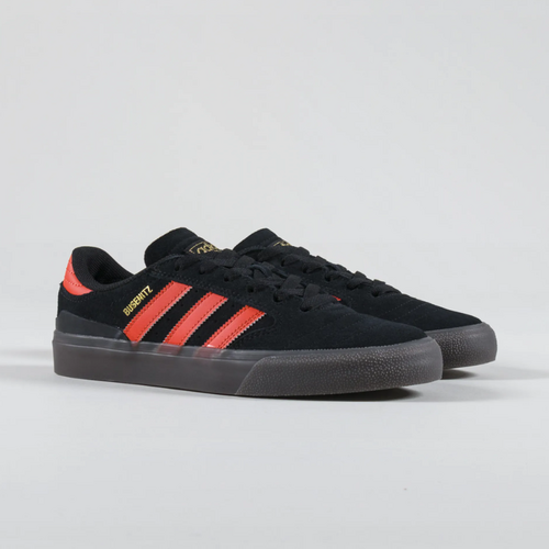 Adidas - Busenitz Vulc II 2 Black / Orange / Gum Skate Shoes US Mens IF2094 [Size: 12]