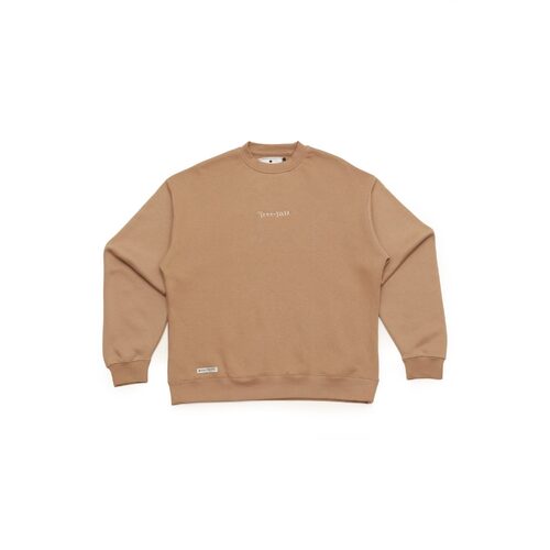 free jazz Ash Tan Peanut Classic Crewneck jumper sweater [Size: L]