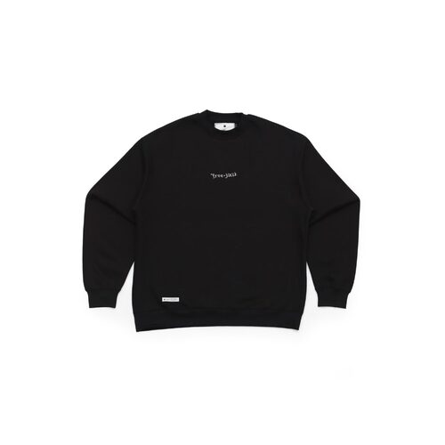 free jazz Ash Black Classic Crewneck jumper sweater [Size: L]