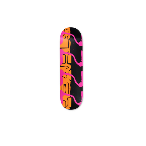 Pearls - Patio 8.375" Orange / Pink / Black Skateboard Deck Skate Board