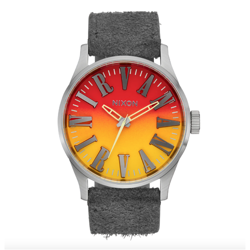 Nixon - Nirvana Sentry Leather Unplug Fade Watch A1418 - 5274 - 00