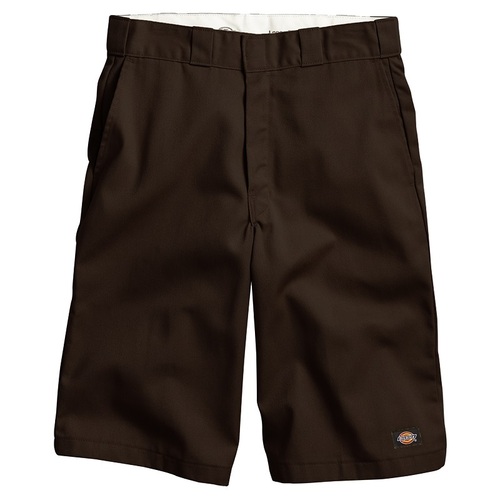 DICKIES MULTI POCKET SHORTS BROWN 13 INCH 42283-DB KINGPIN SKATE AUS SELLER [Size: 36]