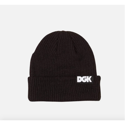 DGK - Classic Logo Cuff Beanie Black OSFA Dgk