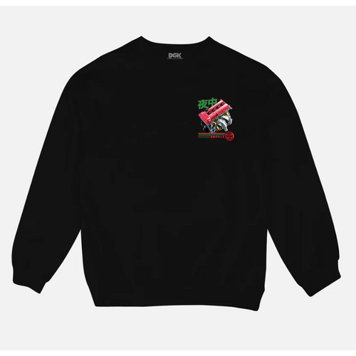 DGK Only Option Crewneck Black jumper [Size: XXL]