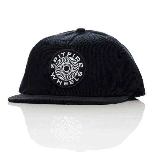 Spitfire - Classic 87 Swirl Black Snapback Hat Cap OSFA