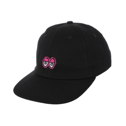 Krooked - Eyes Strap Back Hat Black / Pink Cap OSFA