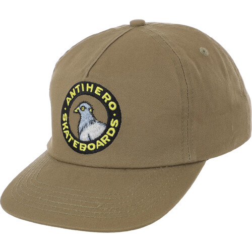 Anti Hero - Pigeon Round Khaki Snapback Hat Cap OSFA