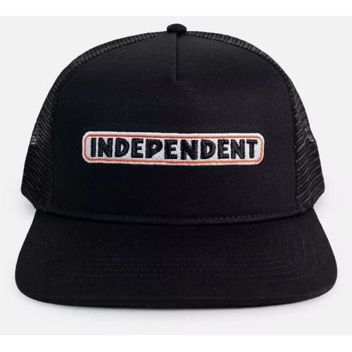 INDEPENDENT TRUCKS BAR TRUCKER CAP BLACK SKATEBOARD CAP