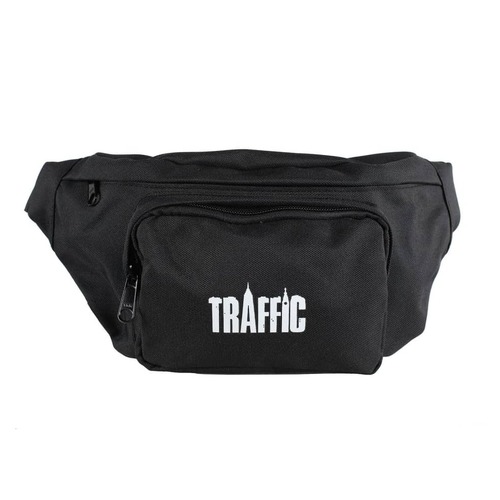 TRAFFIC skateboards city slicker hip sack BLACK bum bag 