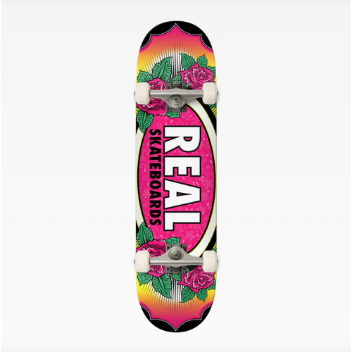 REAL - COMPLETE ROSE OVAL 8.25" SKATEBOARD NEW AUST SELLER NEW SKATE