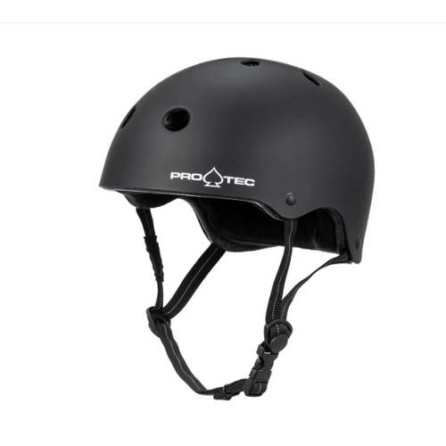 PROTEC HELMET LOW PRO CERTIFIED MATTE BLACK SKATE PRO-TEC PRO TEC skate [Size: L/XL]