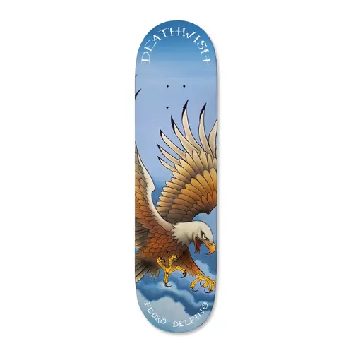 Death Wish - Delfino Spirit Animal 8.5" x 31.75" 14.28WB Skateboard Deck Deathwish