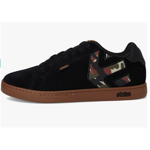 Etnies FADER MILITARY BLACK / GUM Skate Shoes US Mens