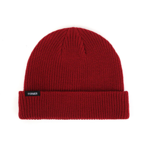 FORMER LEGACY BEANIE - CRIMSON - CORE (FHW-22206-CRI) 1 x One Size