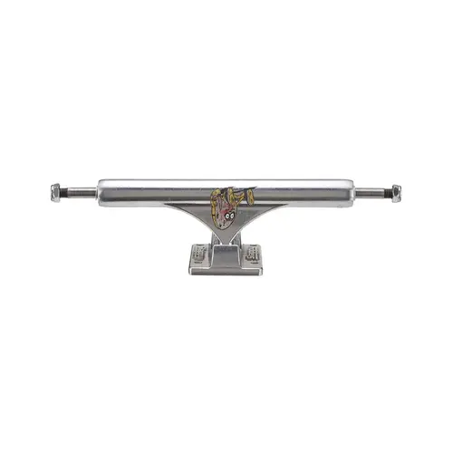 Slappy - X Heroin Curb Killers ST1 Inverted Classic Polished Trucks 10.0" Axel Polished Silver Set of 2 Skateboard Truck