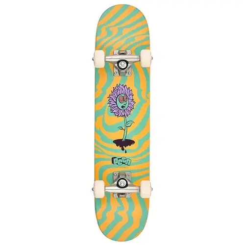 Deca - Kids Timothy Micro 6.5" Green / Yellow Complete Skateboard Skate Board