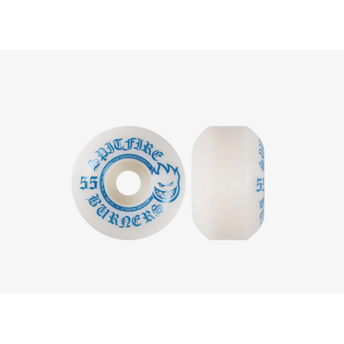 Spitfire - Burners 55mm 99d Duro White / Blue Wheels Set of Four 4