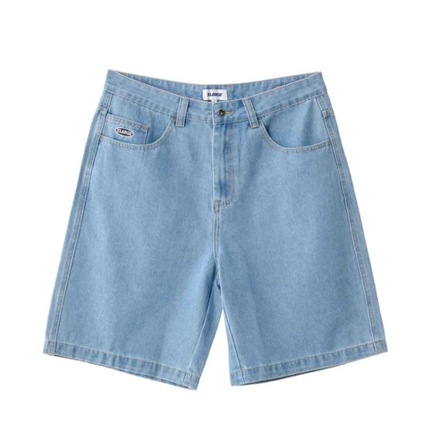 X-LARGE bull denim 91 Short mid blue XLARGE X LARGE loose fit [Size: 32]