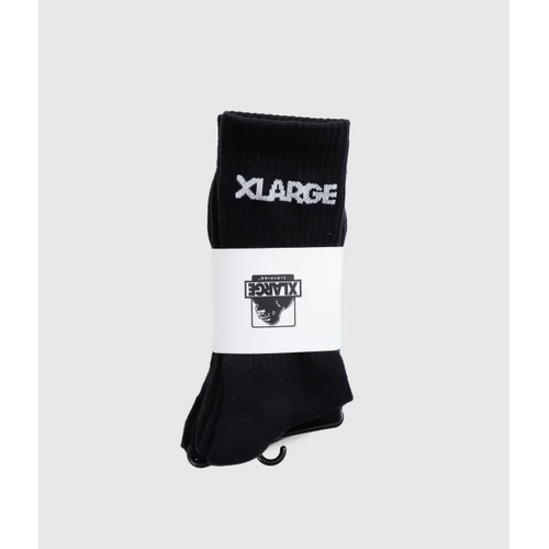 X-LARGE 91 Sock BLACK 3 pack XLARGE X LARGE OSFA