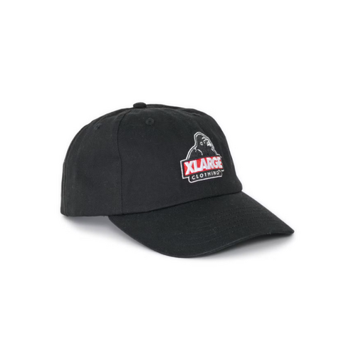 X-LARGE SLANTED LOW PRO CAP XLARGE X LARGE OSFA BLACK / RED