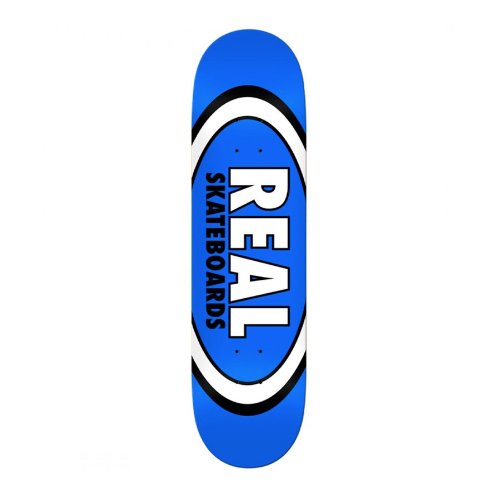 Real Classic Oval 8.5" x 31.8" WB 14.25" blue Deck Skateboard