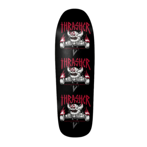 Toy Machine x Thrasher Furry Monster 9.5" shaped Skateboard Deck