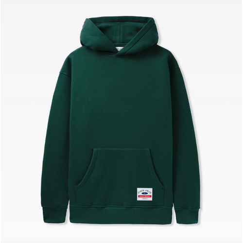 CASH ONLY - Heavy Weight Basic Green Hoodie Fleece Pull Over Jumper