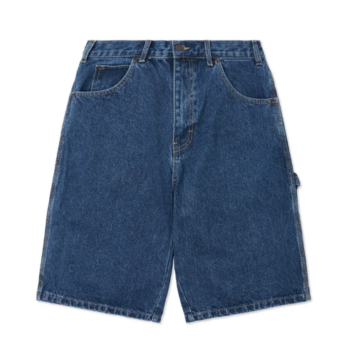 DICKIES relaxed fit carpenter denim short stone washed indigo