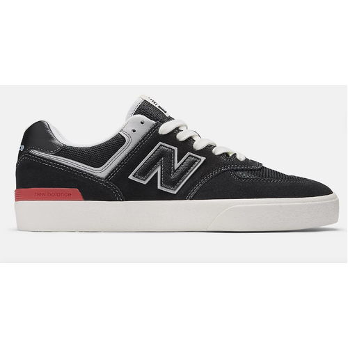 NEW BALANCE - 574 Vulc Black / Grey / Red Vulcanised US Mens Size Numeric