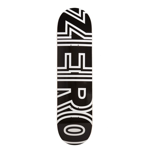 Zero - Bold 8.375" Deck Skateboard Skate Board black / white