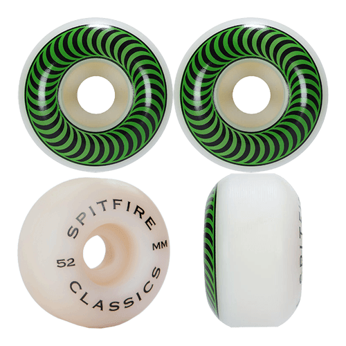 SPITFIRE WHEELS CLASSICS 52MM 99A SKATEBOARD WHEELS